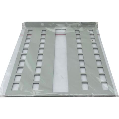 CommScope L-shaped Cable fixation plate til FACT Rack side duct