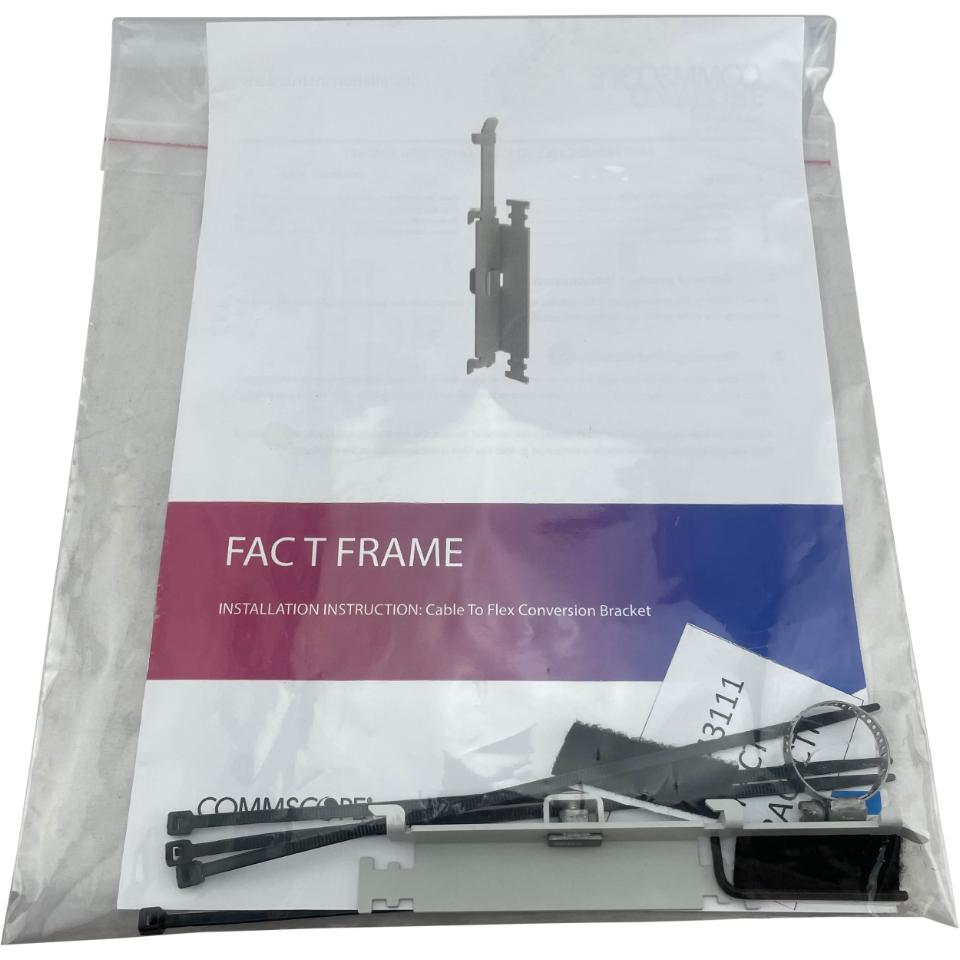 CommScope Cable to flex conversion kit. Monteres direkte i FACT rack eller i FRACCCAPL