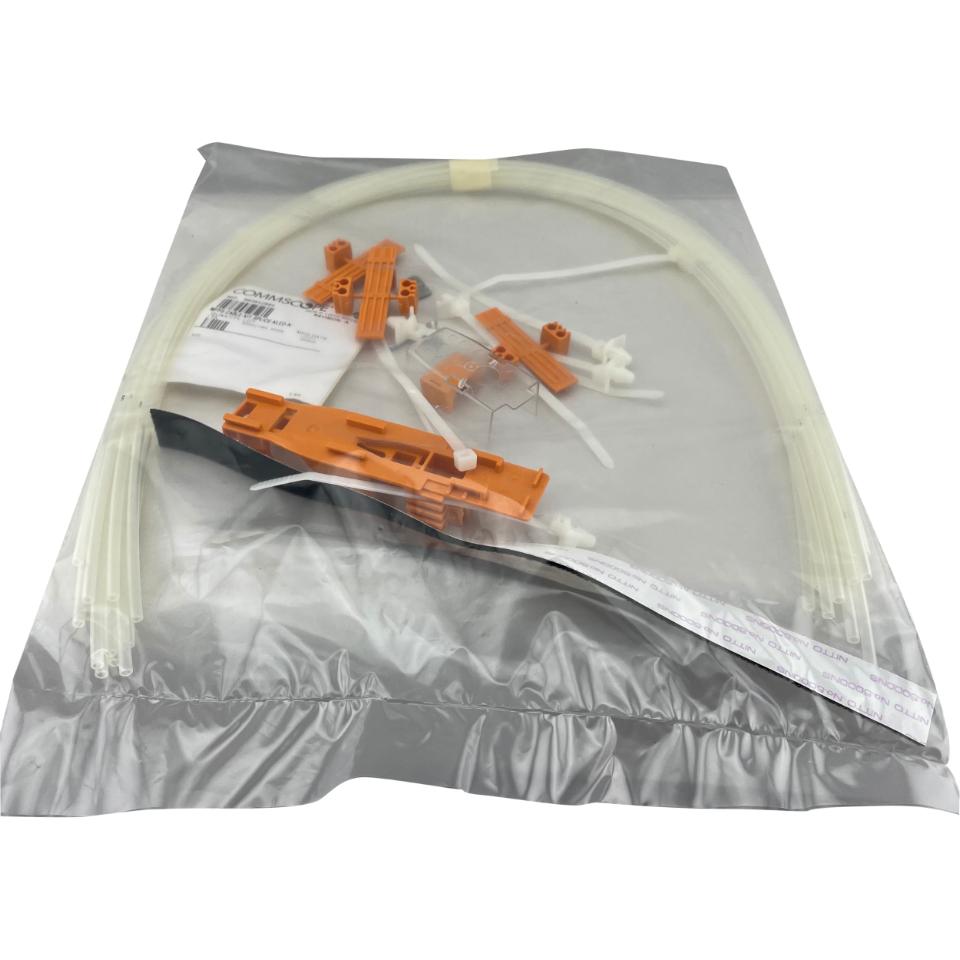 CommScope MFPS Skuffe 1HU 48 SC/UPC pigtails 12 farver ej monteret Patchkabler ud i højre side. Inkl. specialprint på frontlåg