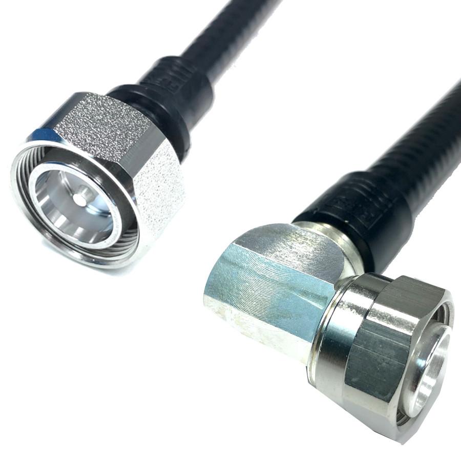 RFS Jumper 4.3-10 Male/4.3-10 Male Right Angle Premium, 5M Superflexible Foam SCF 1/2"