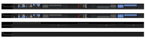 Enlogic Metered PDU, Input 400V 3ph, 32A / Output 230V, 32A (6) 1-pole, 16A hydraulic-magnetic magnetic circuit breakers, outlet 30*C13/12*C19 5 year warrenty
