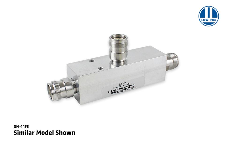 Microlab 8dB (6:1) Tapper 350-5930MHz 500W 4.3-10 connectors Unequal Power Divider
