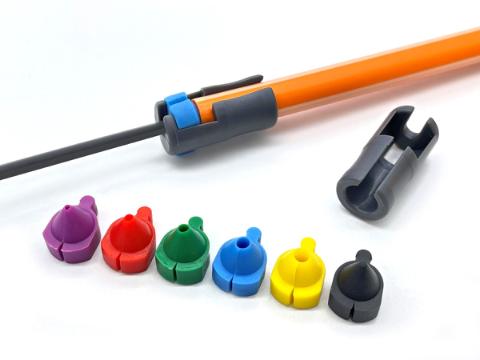Filoform Einzelzugabdichtung 7mm/0,9mm Lilla Cable range: 0,9-1,2 (100 stk pr. pose)