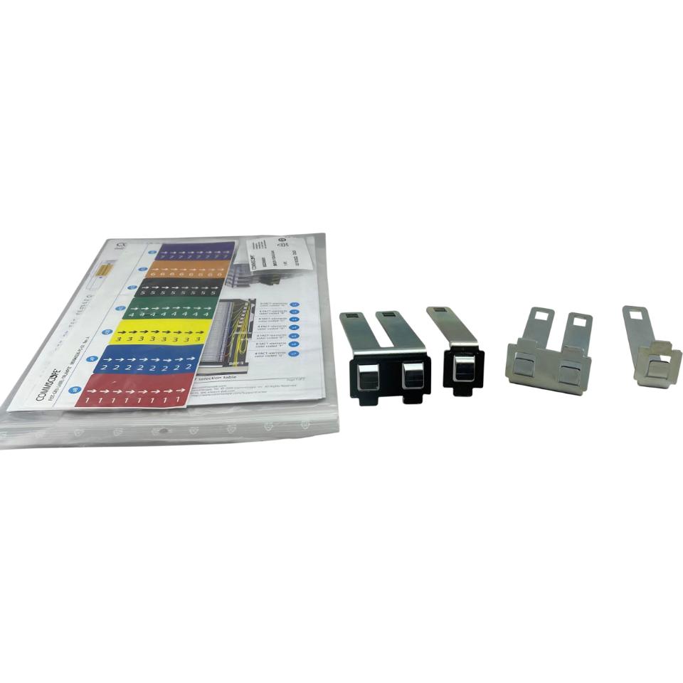 CommScope FACT 48 LC/UPC Farvede pigtails udgang til højre Inkl. gaffelbeslag Farvekode DIN IEC 60304