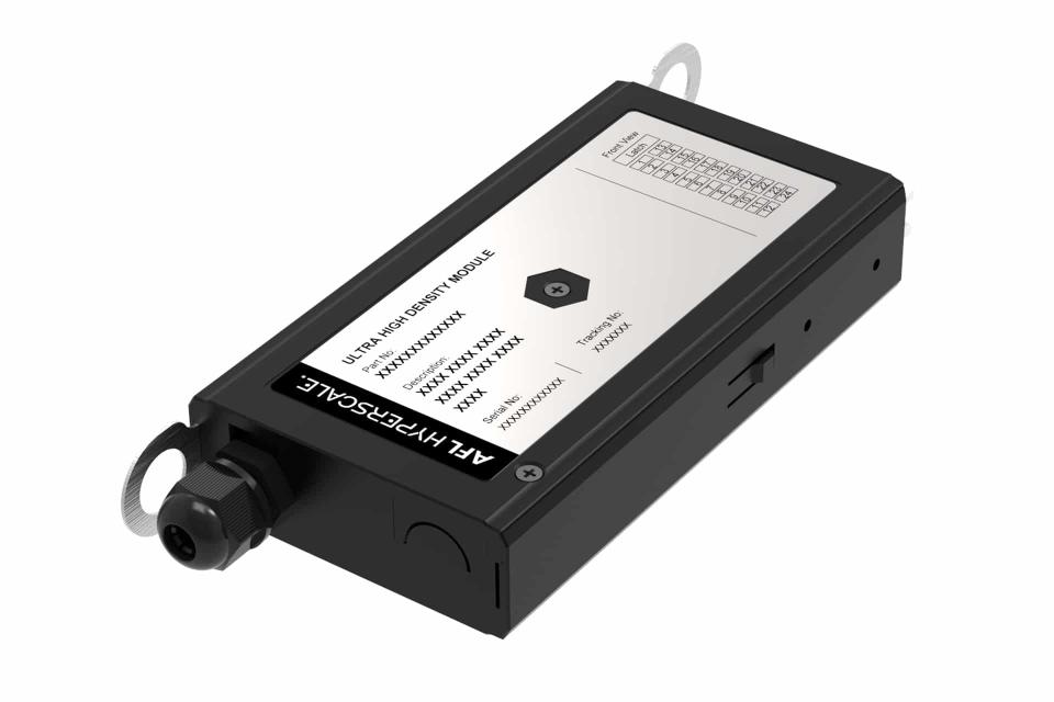 UHD Splice Module 12x LC/APC singlemode G657.A1 pigtails, 6xLC/APC Duplex adaptors farvekode EIA/TIA 598