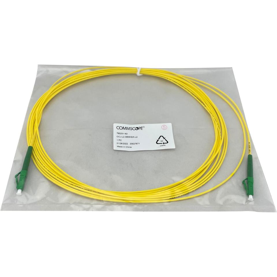 CommScope Patchcable LSZH Ø: 1,8mm SM G.657.A Semi-Tight Simplex 6M LC ...