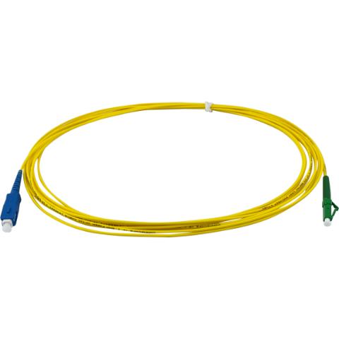CommScope Patchcable LSZH Ø: 1,8mm SM G.657.A Semi-Tight Simplex 6M LC/APC - SC/UPC IEC 61755-1 Grade C