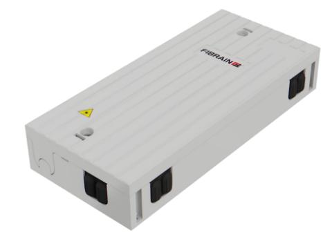 Splidseboks modulær inkl. holder og søm. Wall Cabinet BU-XN Equipped in 1 splice holder and 6 splice protectors.