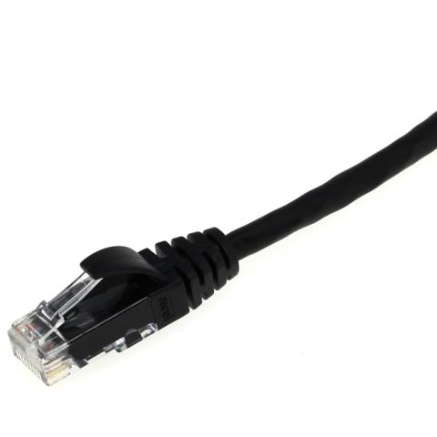 ECS Patchkabel Kat.6 - AW28 LSZH U/UTP 7,5m - Sort