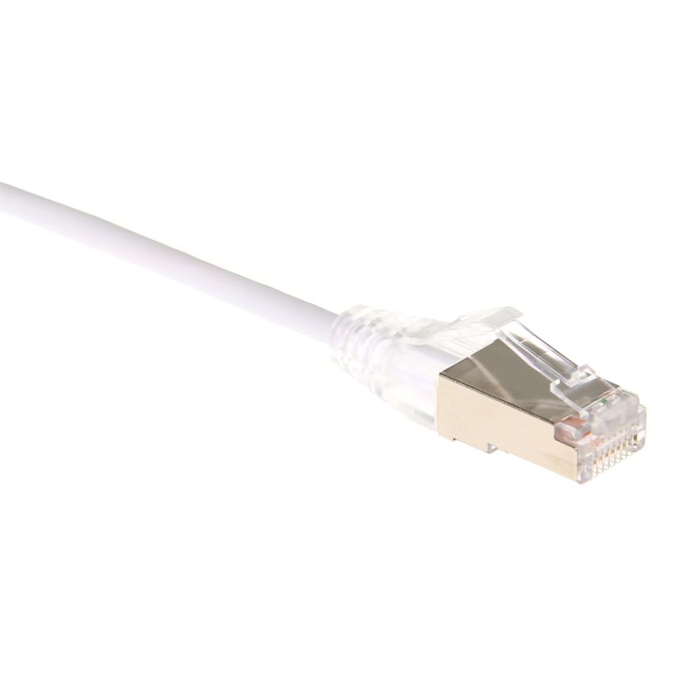 ECS Slim patch 4,5mm, Kat.6A - AW28 LSZH U/FTP 5,0m