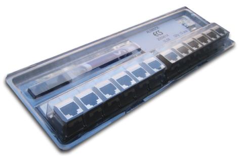 ECS Keystone jack - STP Kat.6A ISO - 12 pack