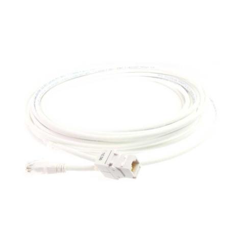 ECS stavkablage C6 UTP 10,0m Hvid