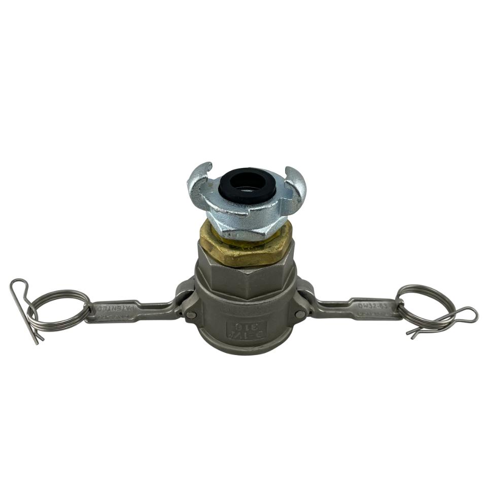 Jetting Camlock to Claw adapter