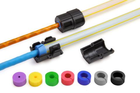 Filoform Duct seal 10mm / 7,5-6,5mm Dark Blue 25 pcs/carton, Gas and Watertight up to 0,5 bar. Suitable for retrofitting.