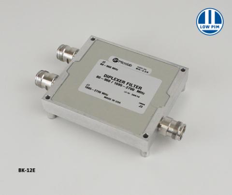 Microlab Diplexer 80-960/1695-2700MHz 120W - 161dBc 4.3-10 IP64