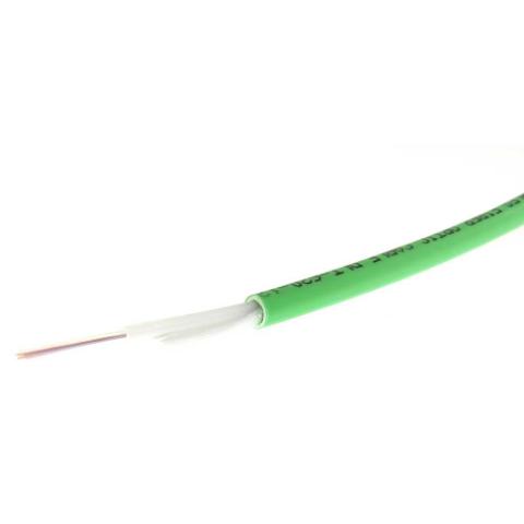 ECS 12 fiber kabel SM OS2 9/125µm LSZH G652D 1x12F TIA/EIA 598 green jacket ø7,0mm Dry LT,  in/outdoor CPR Dca TIA/EIA 598