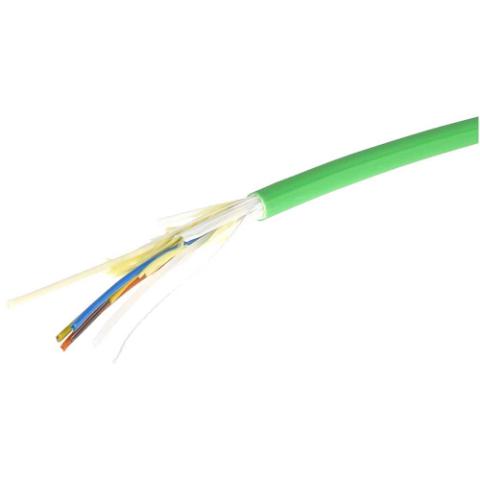 ECS 192 fiber kabel SM OS2 9/125µm LSZH G652D 16x16F TIA/EIA 598 green jacket ø16,1mm Dry LT,  in/outdoor CPR Dca