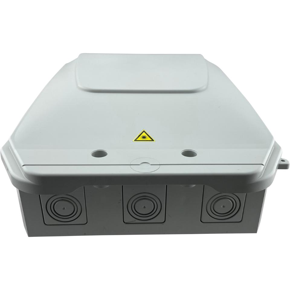 CommScope BUDI-S splidseboks til bolig/etageejendomme med 8x SE kort