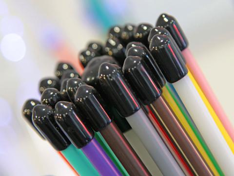 Filoform End Cap 20mm black Length 25mm 22/19mm 100 pcs. pr. bag