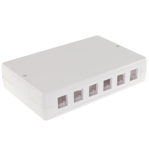 ECS Udtagboks - Vægboks 12x Rj45 outlet