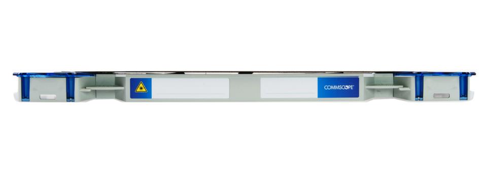 CommScope FACT patch/patch 1E for 48 LC/UPC SM 2x12x LC/UPC duplex adapters pre-mounted Trumpets on both sides. incl. fingers