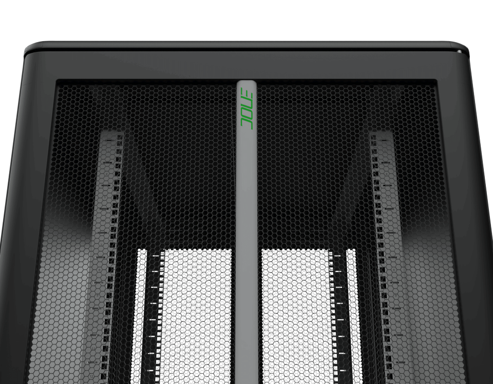 ENOC Data Center Rack S181220-S 800x1200x2000 mm 19"/ 42U, PR-Profiler foran/ba RAL9005