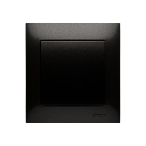 Krydsning 16A. Antracit. Inkl ramme. Skrueterminal.