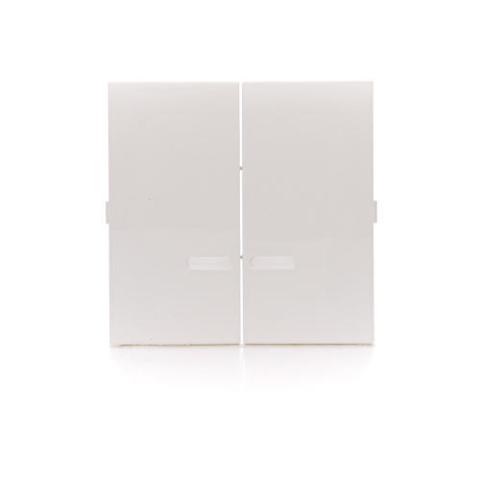 Tangent. Dobbelt afbryder for lysenhed. Hvid