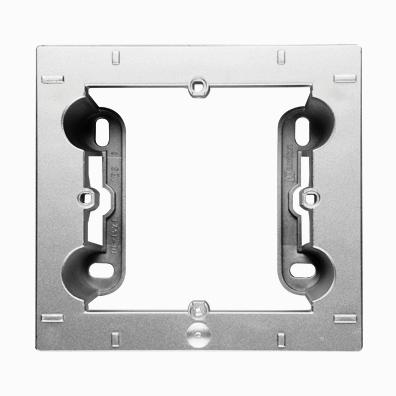 Indsats for 1 modul Stikkontakt/Afbryder. 35mm. Hvid.