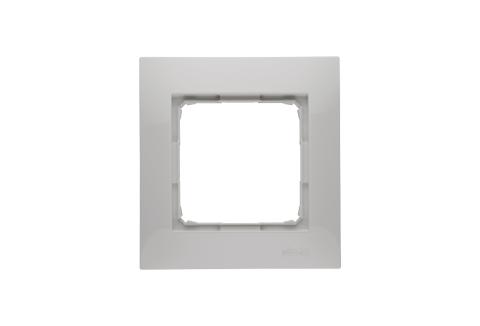Ramme 1 modul. Plast. Hvid.