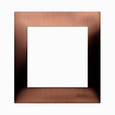 Ramme 3 modul vandret. Metal kobber.