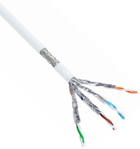 ECS S/FTP KAT.7 DCA 500m LSZH - Hvid