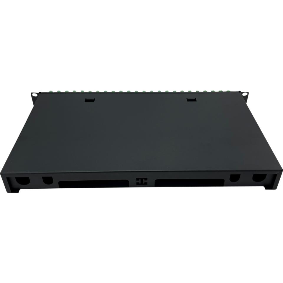 ECS 19  ODF Fiberpanel 1He 24xLC/APC Quad SM - komplet (Pre fix)
