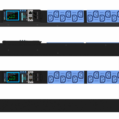 Enlogic Metered PDU, Input 230V 3ph, 32A / Output 230V, 32A (6) 1-pole, 16A hydraulic-magnetic magnetic circuit breakers,  outlet 36*C13/6*C19, 5 year warrenty