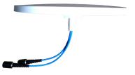 RFS Indoor Omni-directional antenna, 2x2 MIMO broadband 617-960MHz / 1330-1550MHz / 1690-2700 / 3300-3800MHz / 4900-6000MHz, PIM rating 150dBc at 2x20W 4.3-10-female connector