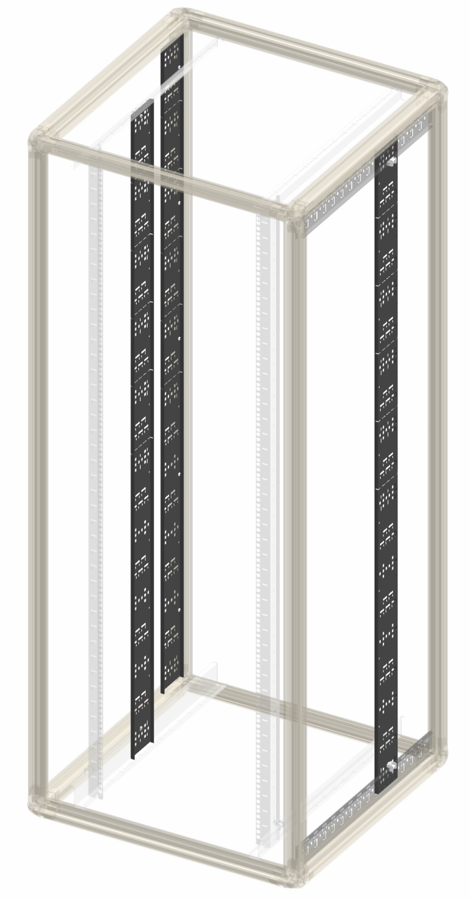 ENOC Kabelholder Vertikal til F1 og S1 Sort