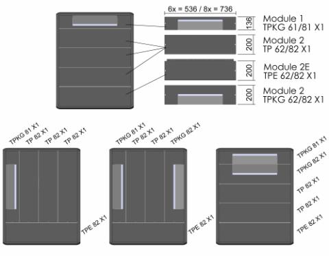 ENOC Topplade Kabelgennemføring 61 X1 Sort