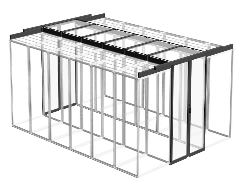 ENOC G3 Dørsektion til Aisle Containment Sort