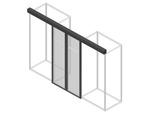 ENOC G3 Dørsektion til Aisle Containment Sort