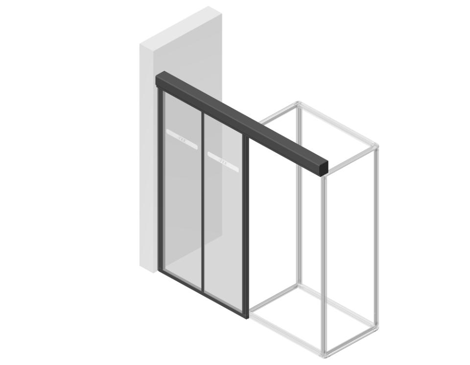 ENOC G3 Dørsektion til Aisle Containment Sort