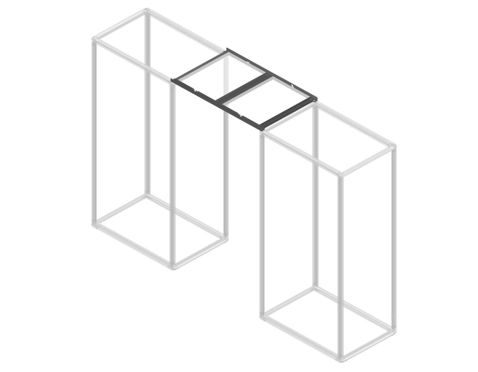 ENOC G3 Tagsektion til Aisle Containment Sort 300*1200mm