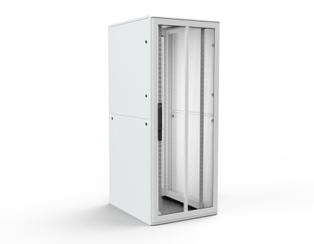 ENOC S1 Serverskab 42 HE. Perforeret front Hvid