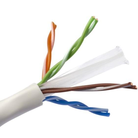 RdM Installationskabel Cat. 6A, U/UTP, 4P, 500 MHz, AWG23, LSZH, grå, Cca rulle á 500m