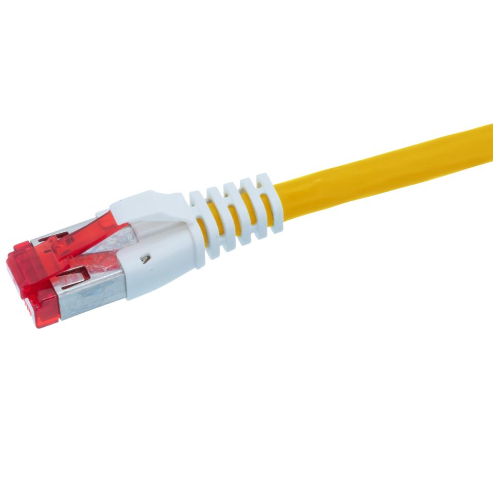 RdM Patchkabel Kat.6A 1M STP slim, gul