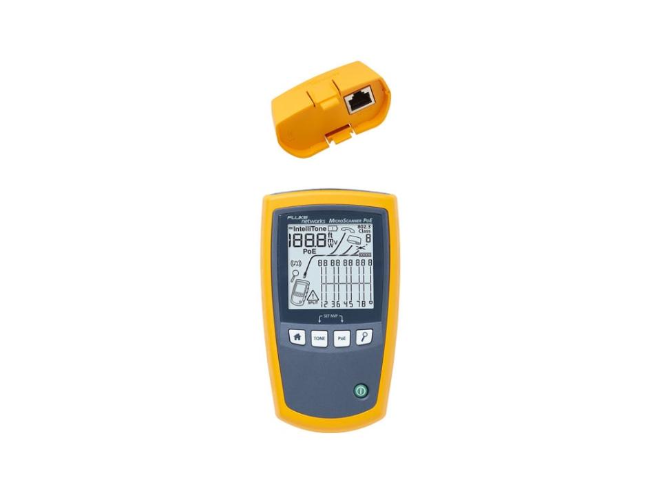 FLUKE MS-POE MicroScanner Power over Ethernet verifikator