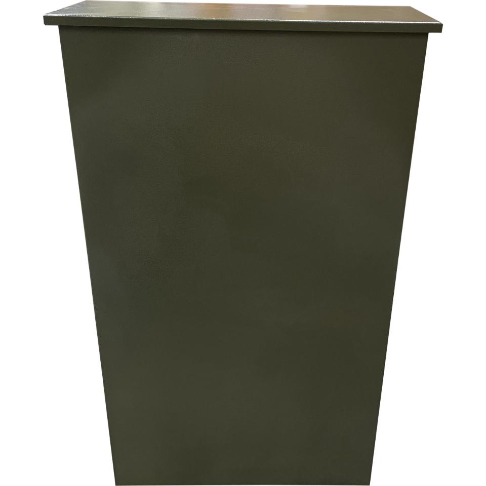 Gadeskab - Rustfrit stål 1,5mm, Grey Olive (Grøn) RAL 6006