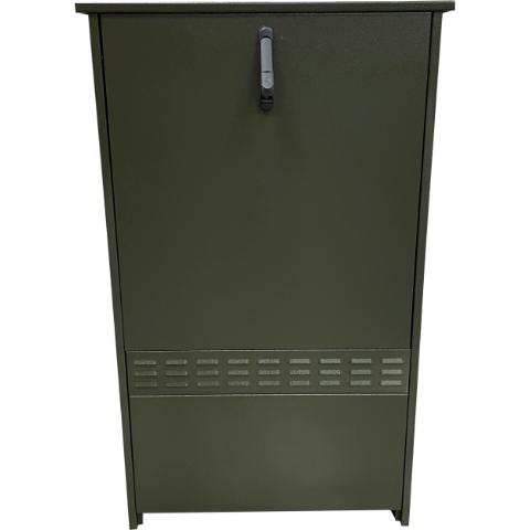 Gadeskab - Rustfrit stål 1,5mm, Black Grey (Sort) RAL 7021