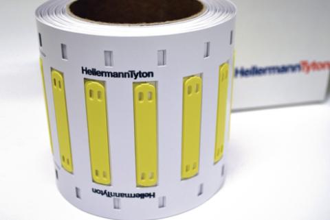 LADDERSTYLE TIPTAGS 10X60, GUL, 1.000 stk. pr. pakke