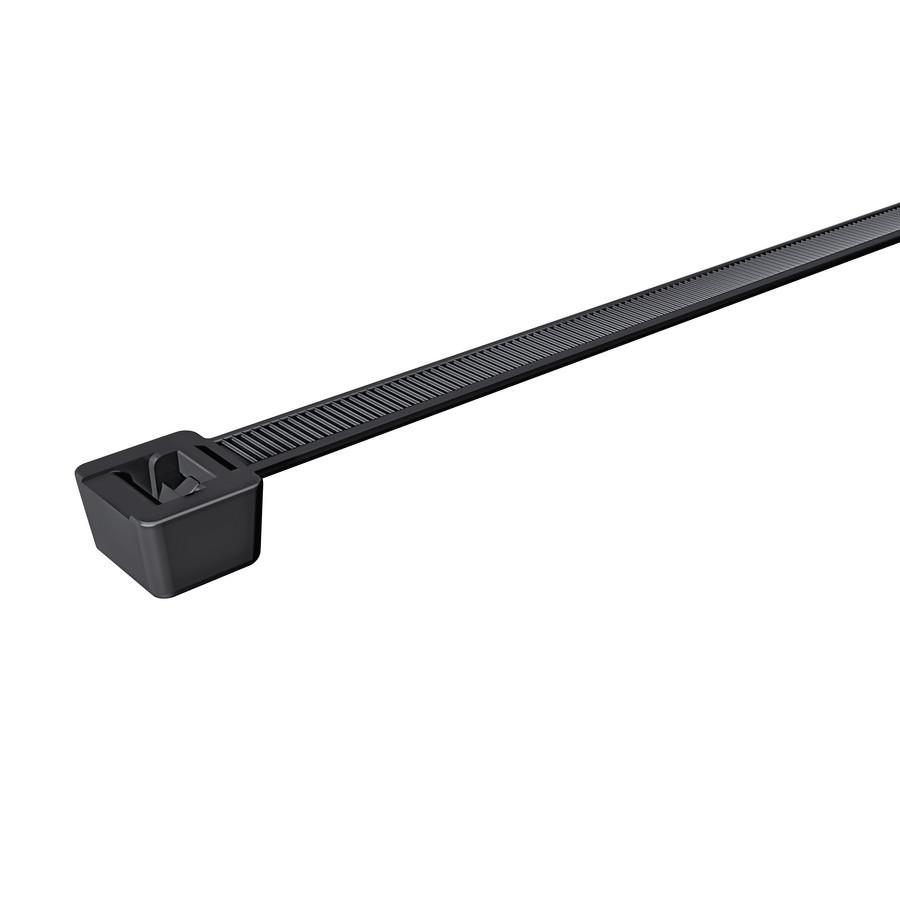 HellermannTyton STRIPS 7,6 mm x 380 mm, SORT UV (100 stk. pr. pakke)