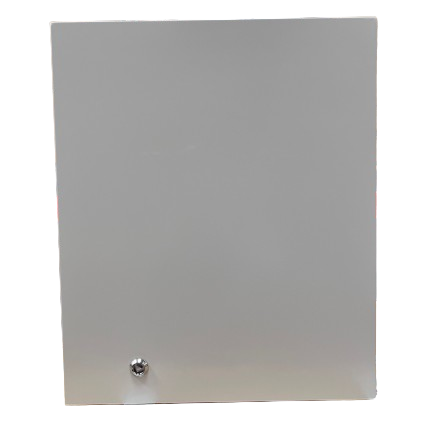 Alcadon Vægskab til BUDI 1S + 2S bokse Farve: Grå (RAL 7035) Inkl. trekantslås og frontplade 600 x 460 x 160mm